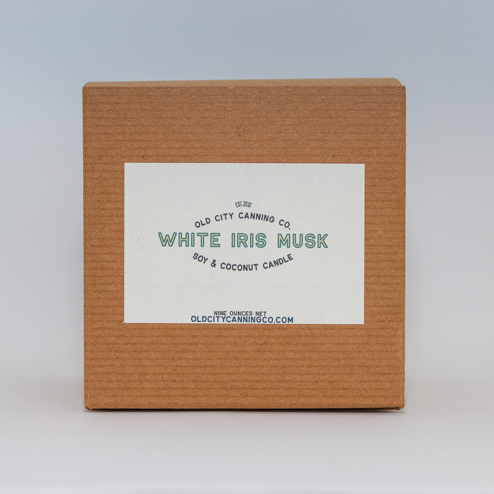 White Iris Musk Candle - Old City Canning Co