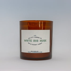 
            
                Load image into Gallery viewer, White Iris Musk Candle - Old City Canning Co
            
        