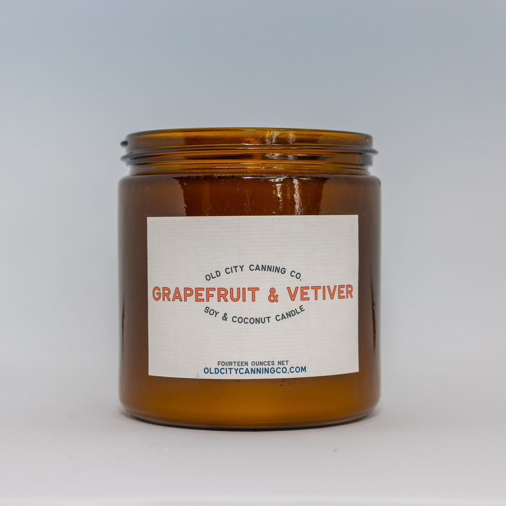 Grapefruit + Vetiver Candle - Old City Canning Co