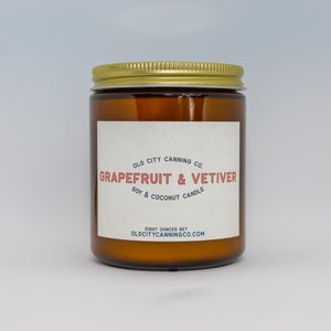 
            
                Load image into Gallery viewer, Grapefruit + Vetiver Candle - Old City Canning Co
            
        