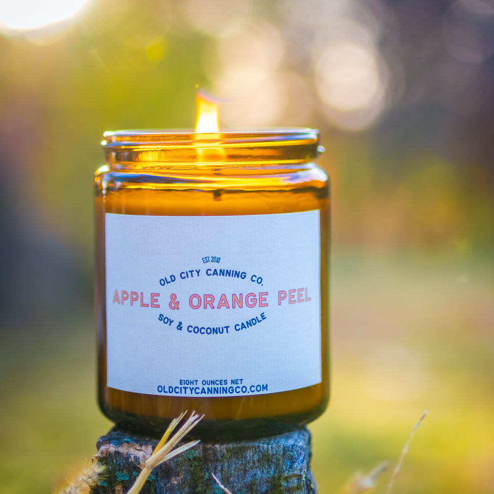 
            
                Load image into Gallery viewer, Apple + Orange Peel Candle - Old City Canning Co
            
        